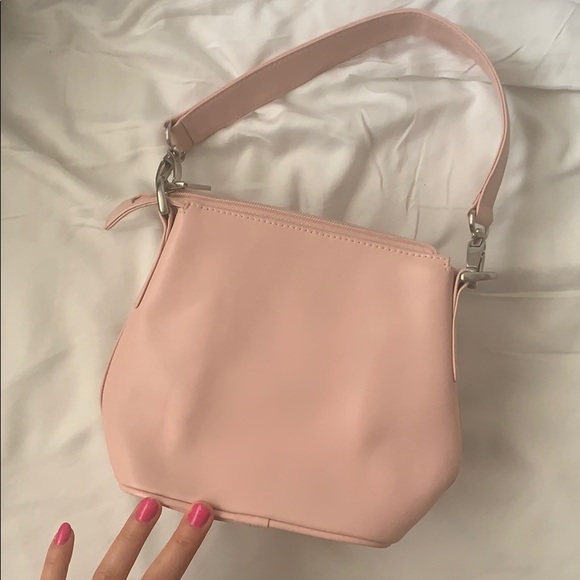 Hobo International Leather Pink Bucket Handbag - Picture 9 of 9